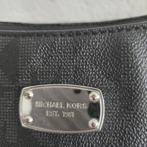 MICHAEL KORS Signature Jet Set Travel Messenger Crossbody Folio Bag Rare - Picture 7 of 15